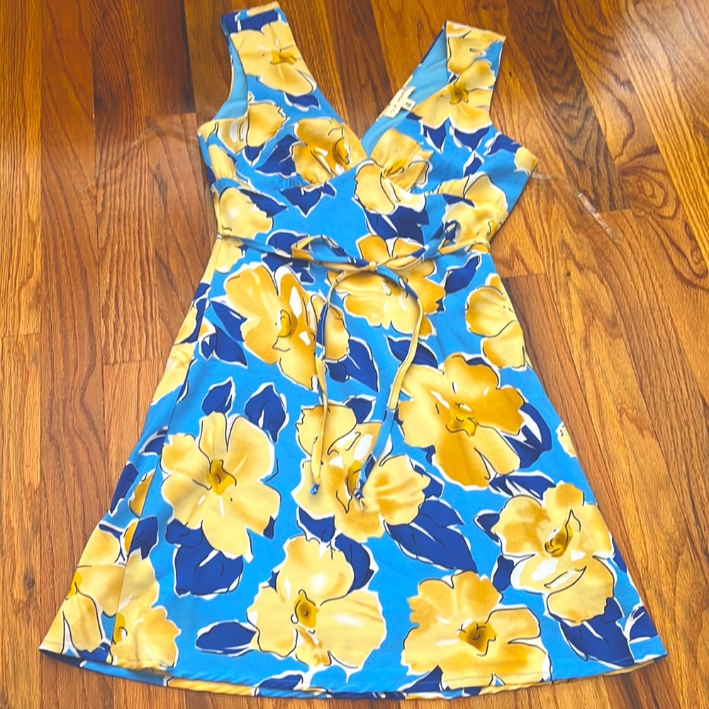 floral mini dress